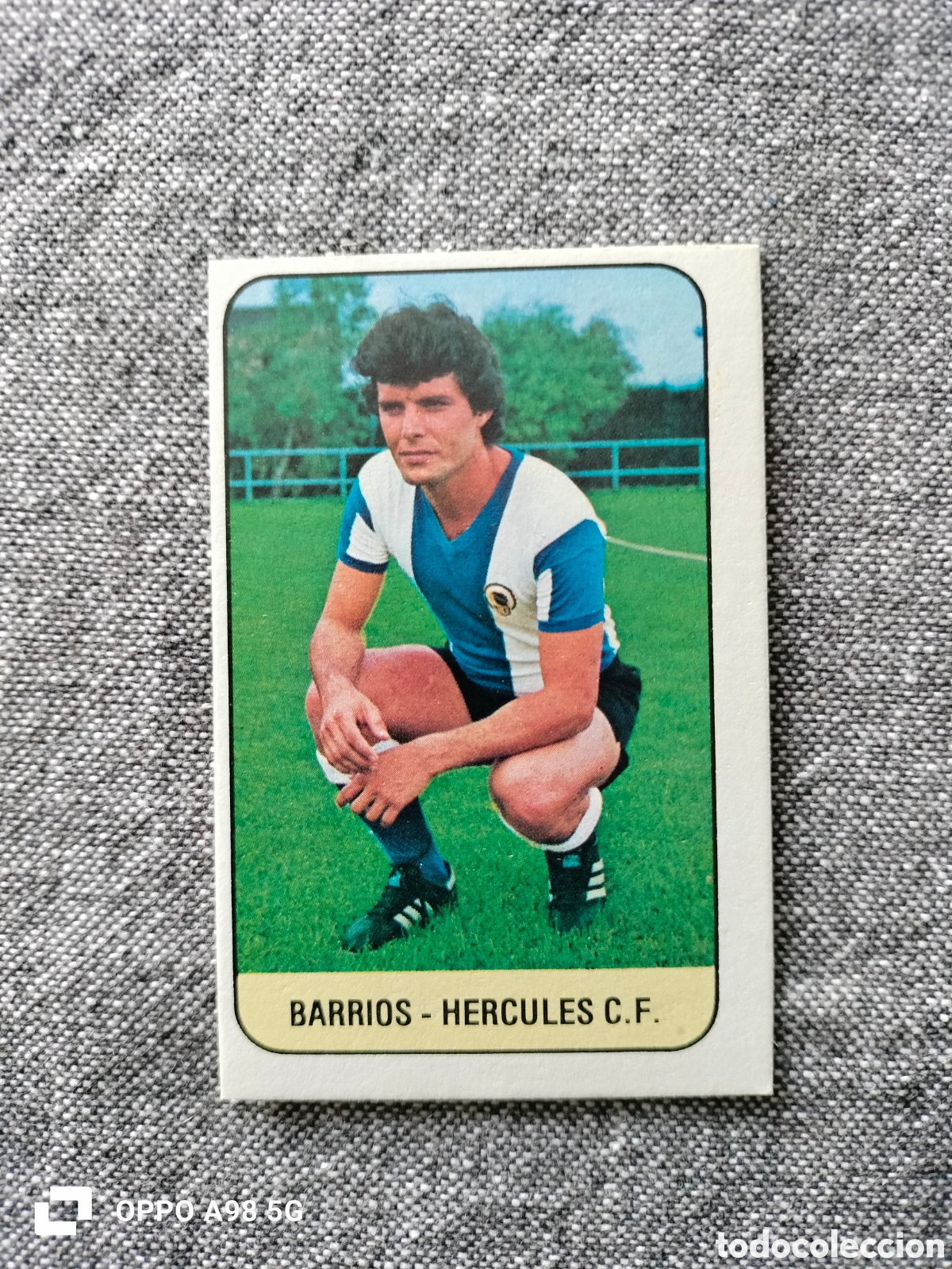 Cromos de Futebol: Cromo Barrios H&eacute;rcules Ediciones Este liga temporada 1978 1979 78 79
