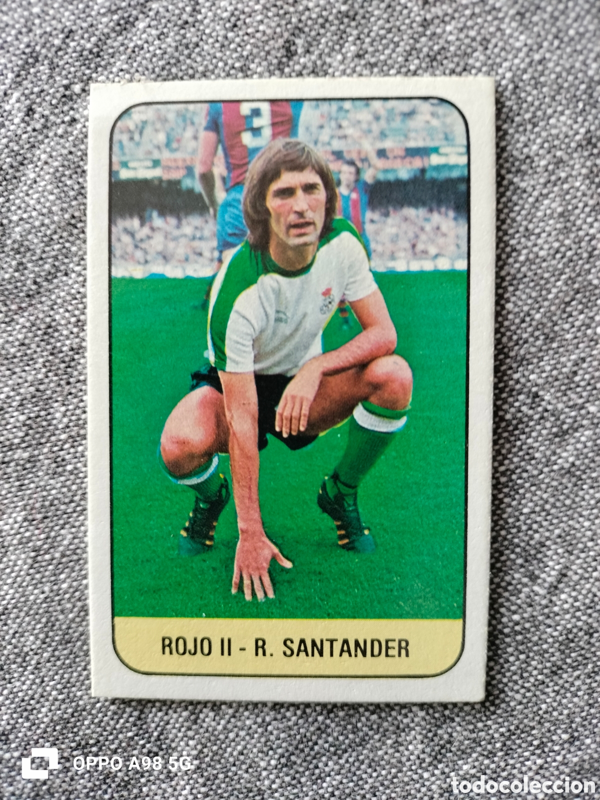 Cromos de Futebol: Cromo Rojo II Racing de Santander Ediciones Este liga temporada 1978 1979 78 79