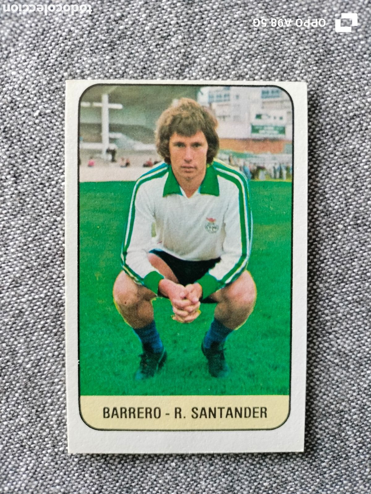 Cromos de Futebol: Cromo Barrero Racing de Santander Ediciones Este liga temporada 1978 1979 78 79