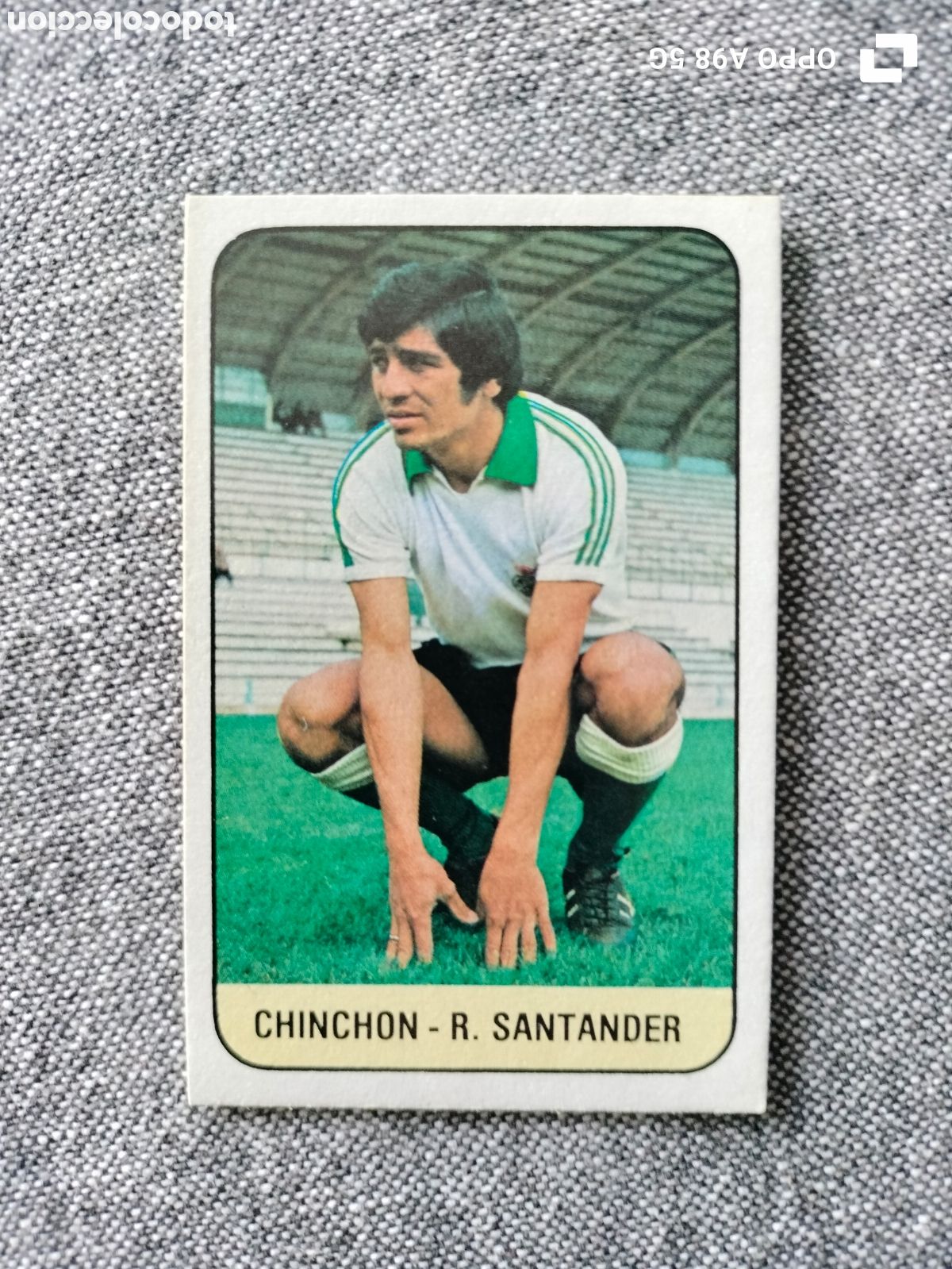 Cromos de Futebol: Cromo Chinch&oacute;n Racing de Santander Ediciones Este liga temporada 1978 1979 78 79