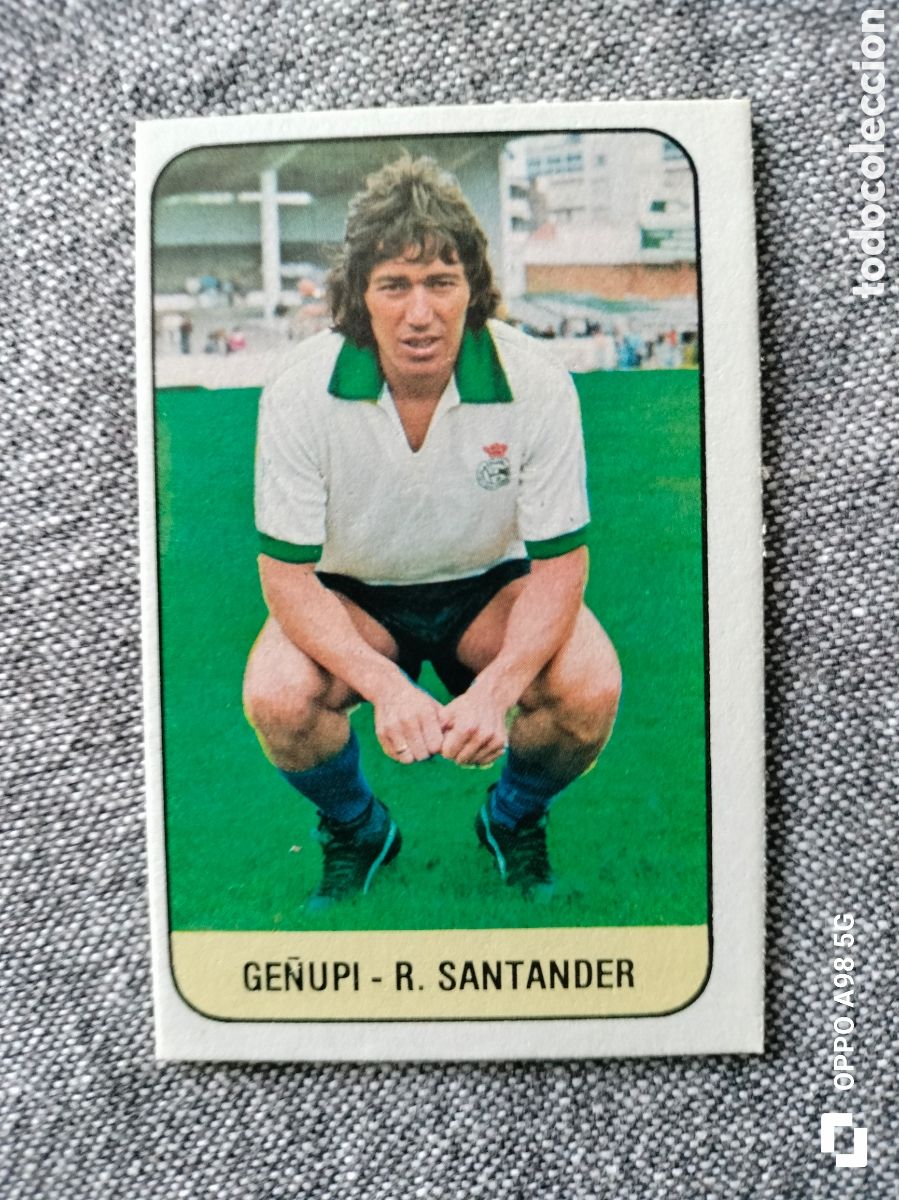 Cromos de Futebol: Cromo Ge&ntilde;upi Racing de Santander Ediciones Este liga temporada 1978 1979 78 79