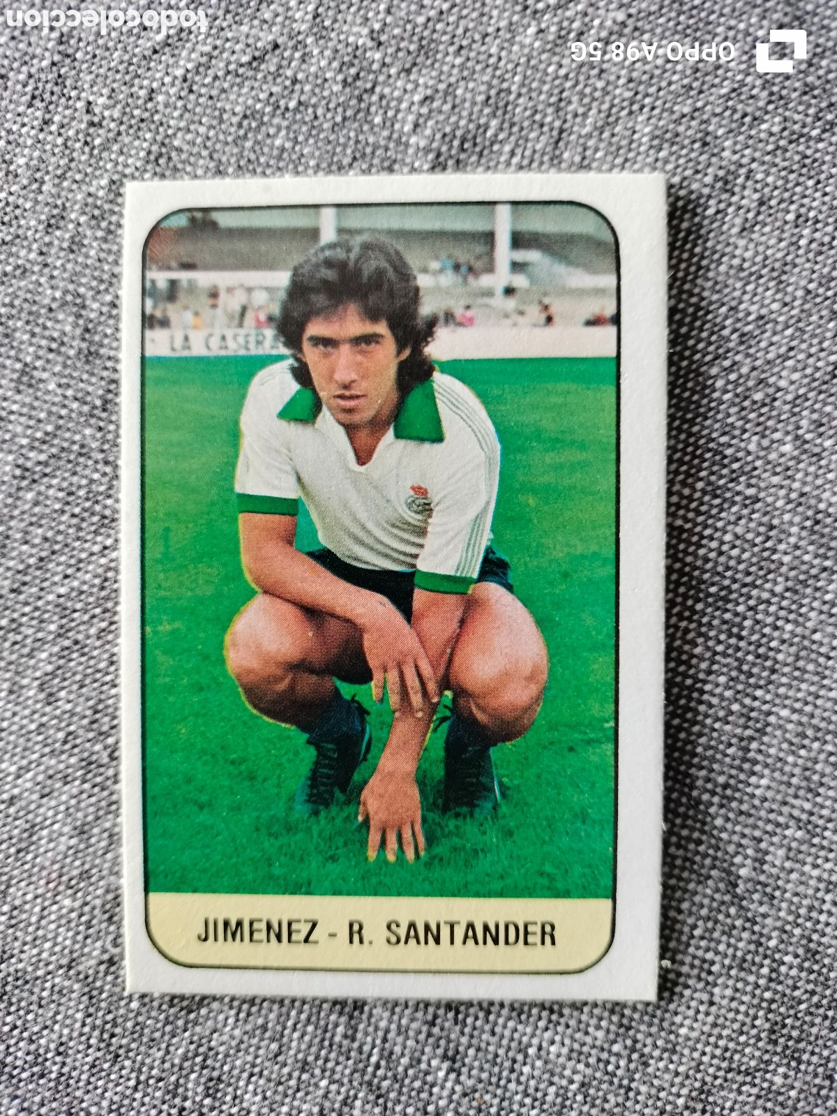 Cromos de Futebol: Cromo Jim&eacute;nez Racing de Santander Ediciones Este liga temporada 1978 1979 78 79