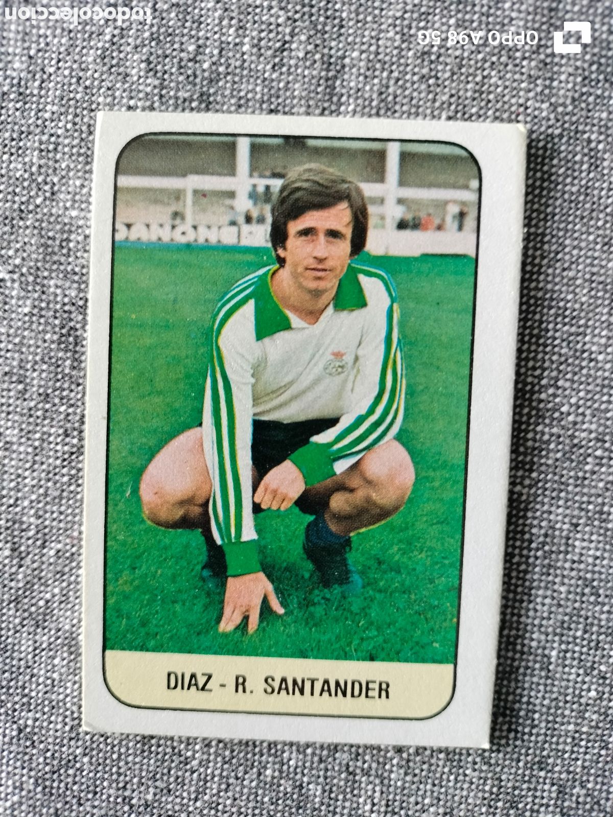 Cromos de Futebol: Cromo D&iacute;az Racing de Santander Ediciones Este liga temporada 1978 1979 78 79