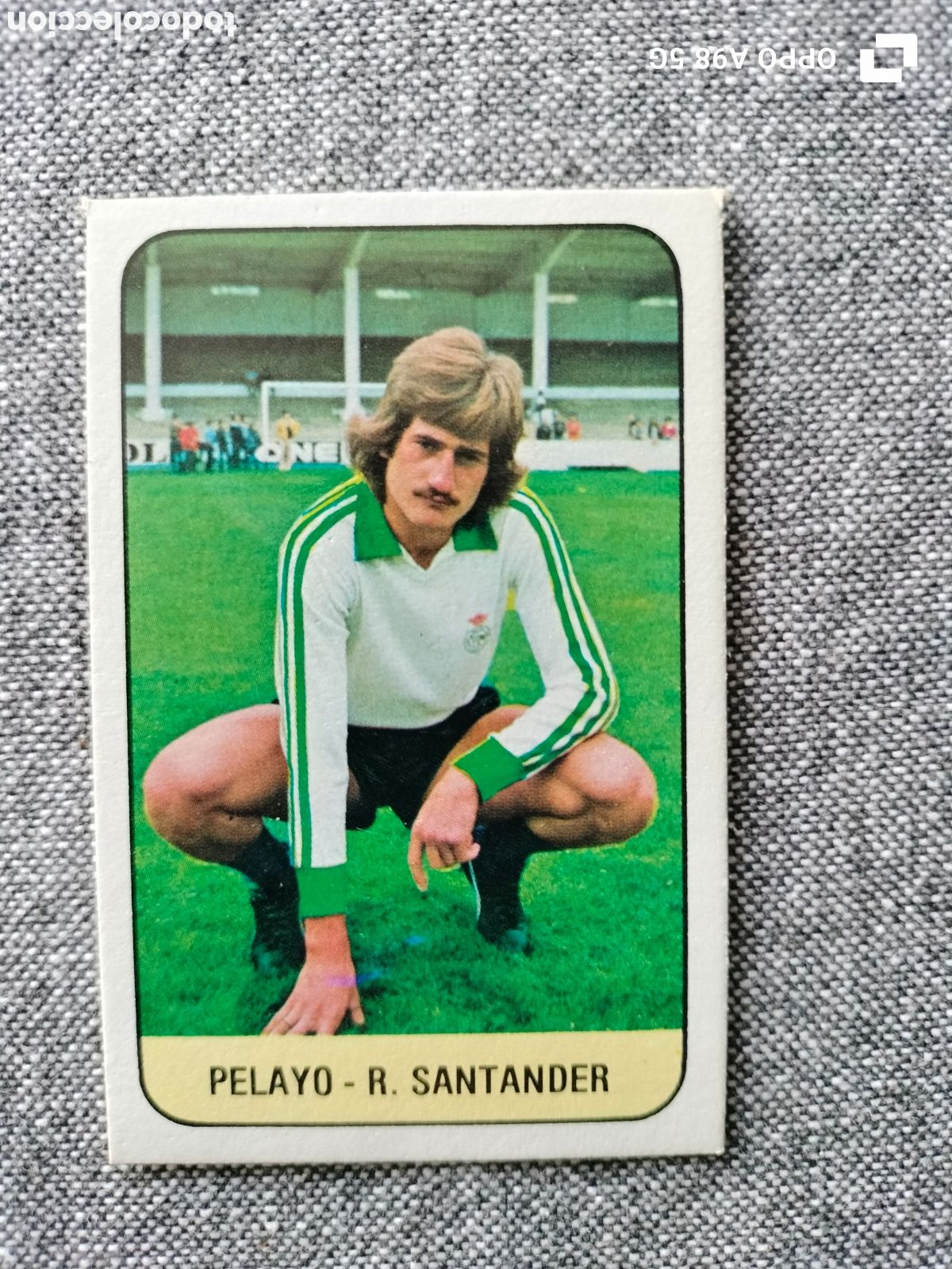 Cromos de Futebol: Cromo Pelayo Racing de Santander Ediciones Este liga temporada 1978 1979 78 79