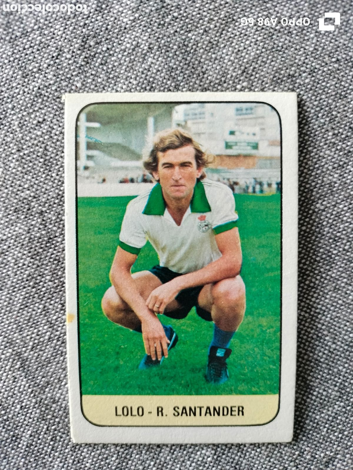 Cromos de Futebol: Cromo Lolo Racing de Santander Ediciones Este liga temporada 1978 1979 78 79