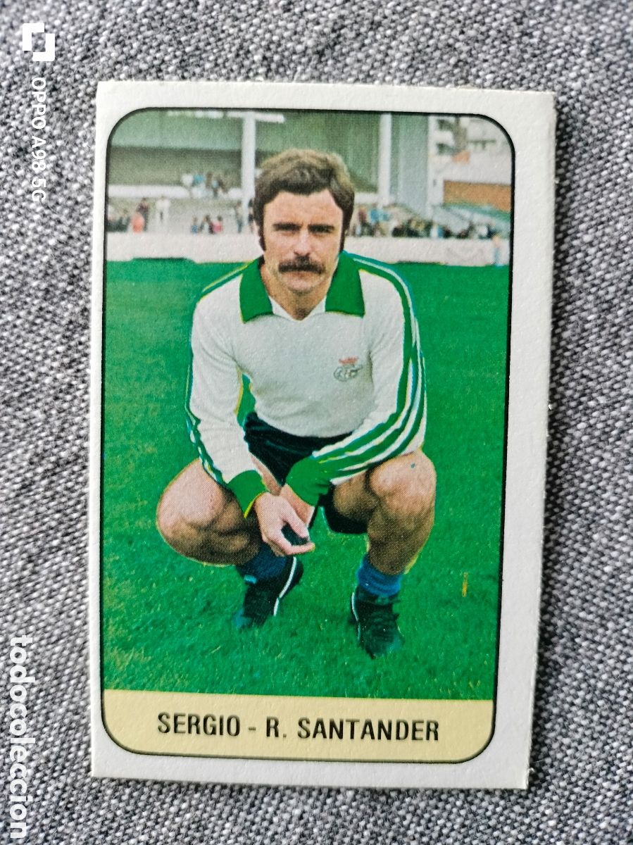 Cromos de Futebol: Cromo Sergio Racing de Santander Ediciones Este liga temporada 1978 1979 78 79