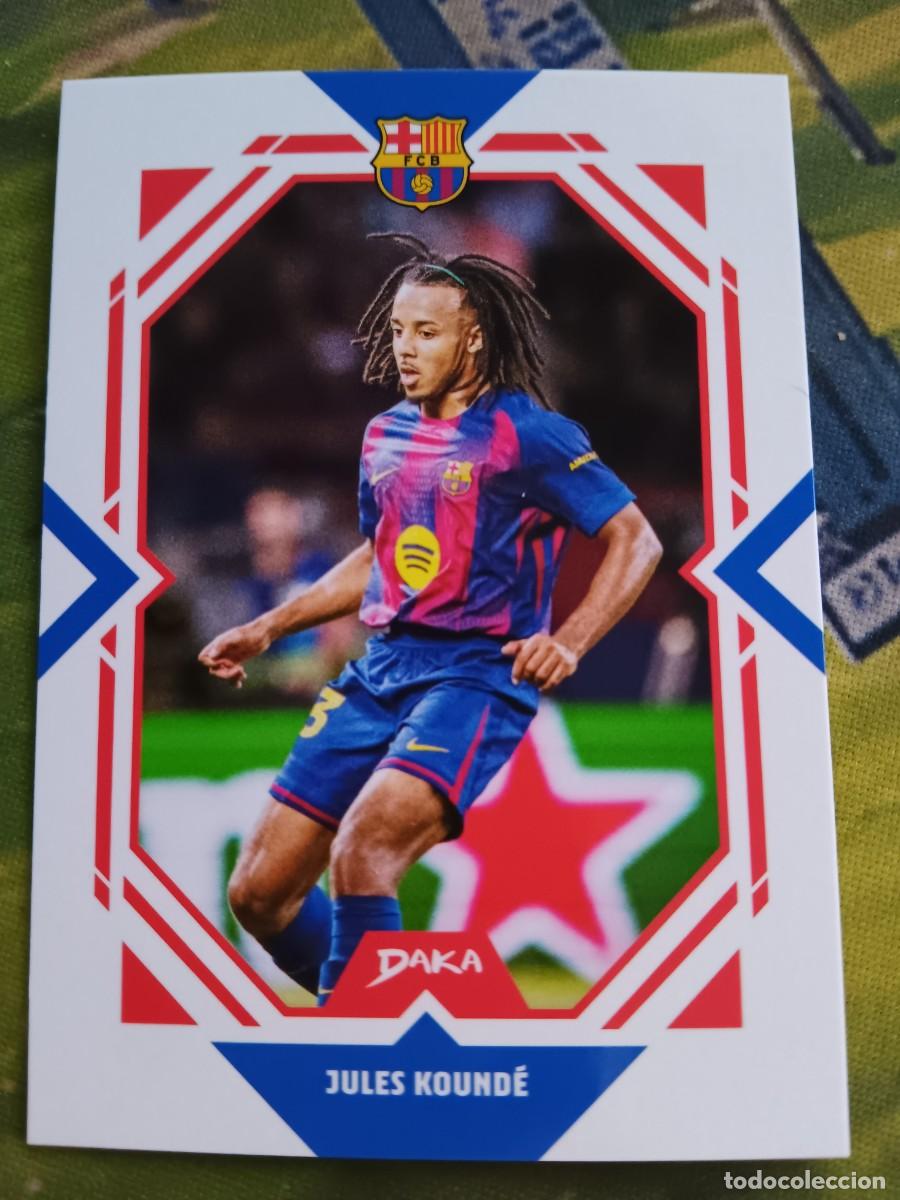 Cromos de f&uacute;tbol: JULES KOUND&Eacute; A FC BARCELONA DAKA