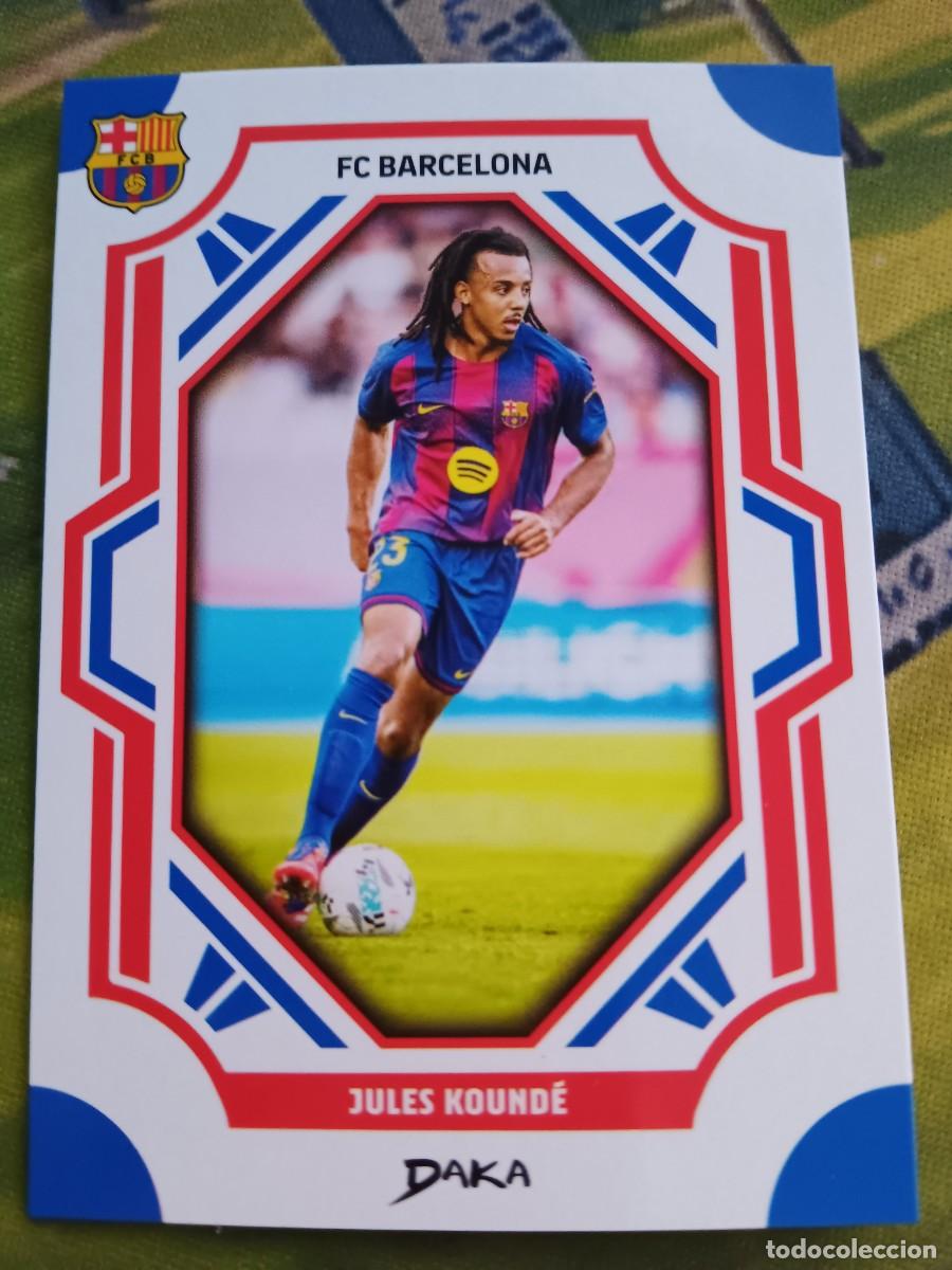 Cromos de f&uacute;tbol: JULES KOUND&Eacute; B FC BARCELONA DAKA