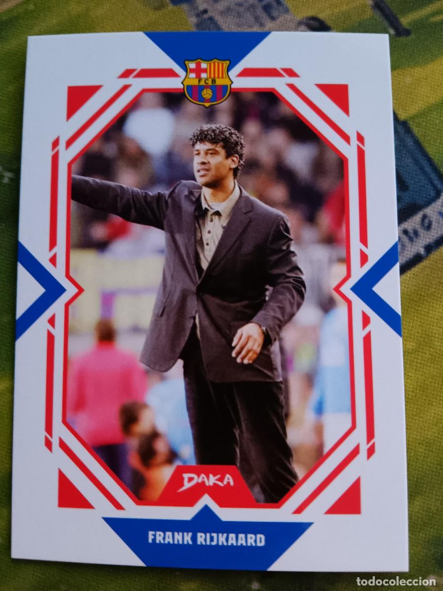 Cromos de f&uacute;tbol: FRANK RIJKAARD A FC BARCELONA DAKA