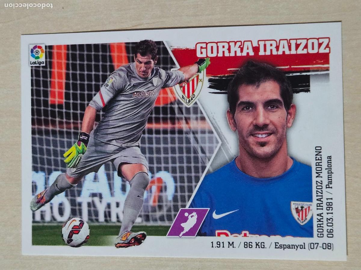 Fu&szlig;ball-Sticker: N&ordm; 3 GORKA - ESTE 2015 2016 - 15 16 - CROMO SIN PEGAR - ATHLETIC DE BILBAO
