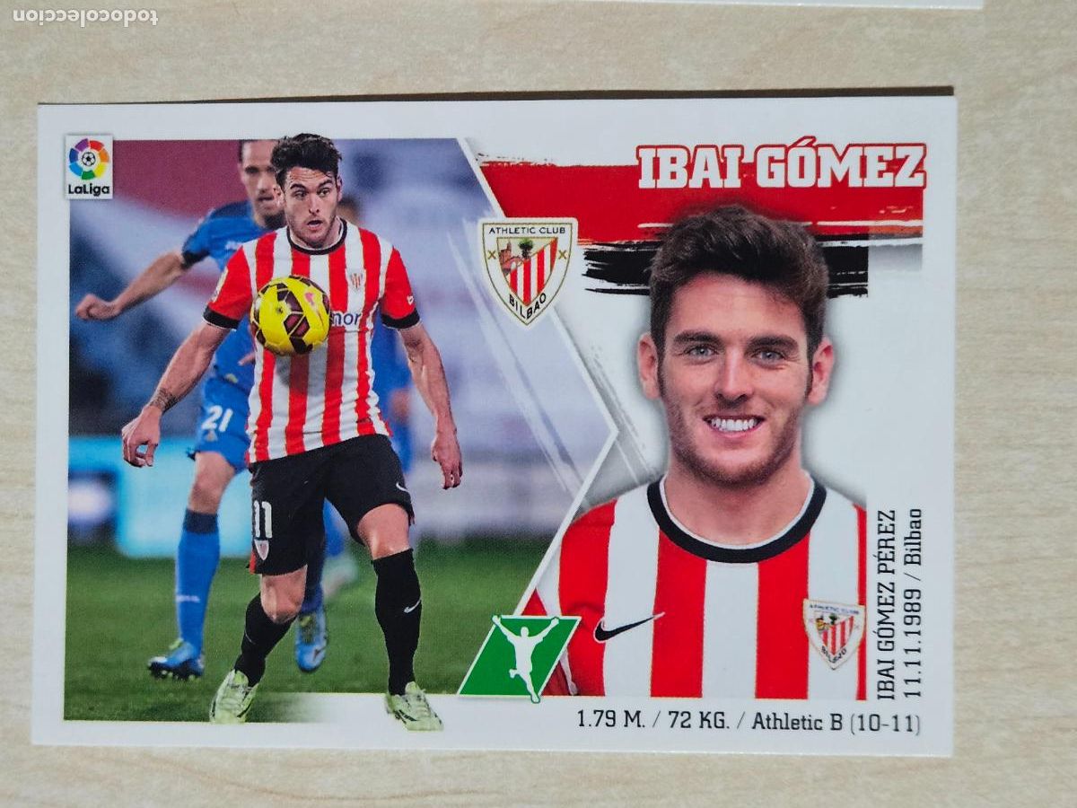Figurine di Calcio: N&ordm; 17 IBAI GOMEZ - ESTE 2015 2016 - 15 16 - CROMO SIN PEGAR - ATHLETIC DE BILBAO
