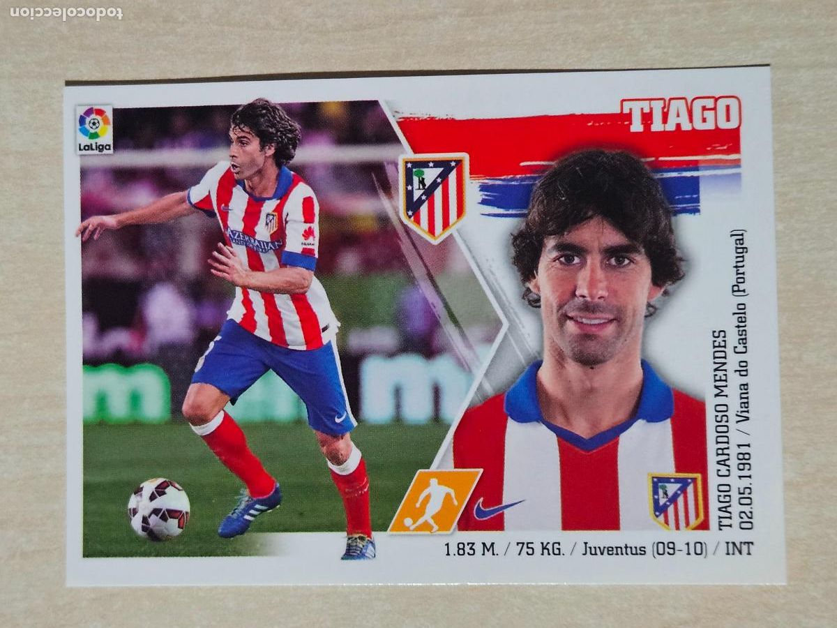 Fu&szlig;ball-Sticker: N&ordm; 12 TIAGO - ESTE 2015 2016 - 15 16 - CROMO SIN PEGAR - ATLETICO DE MADRID
