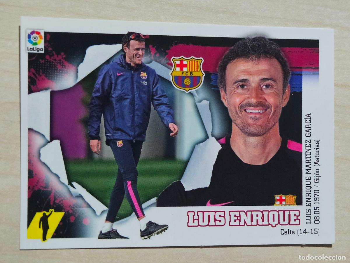Figurine di Calcio: N&ordm; 2 LUIS ENRIQUE - ESTE 2015 2016 - 15 16 - CROMO SIN PEGAR - BARCELONA
