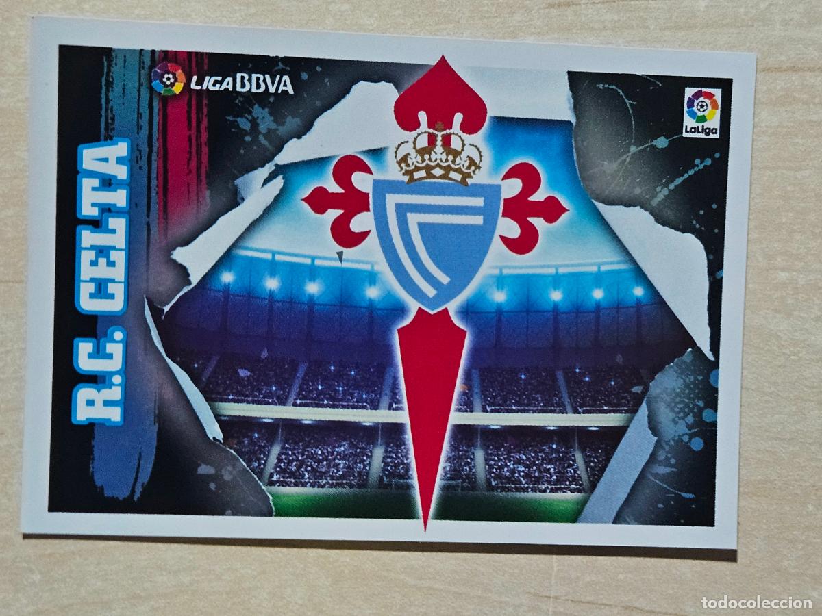 Fu&szlig;ball-Sticker: N&ordm; 1 ESCUDO - ESTE 2015 2016 - 15 16 - CROMO SIN PEGAR - REAL CELTA