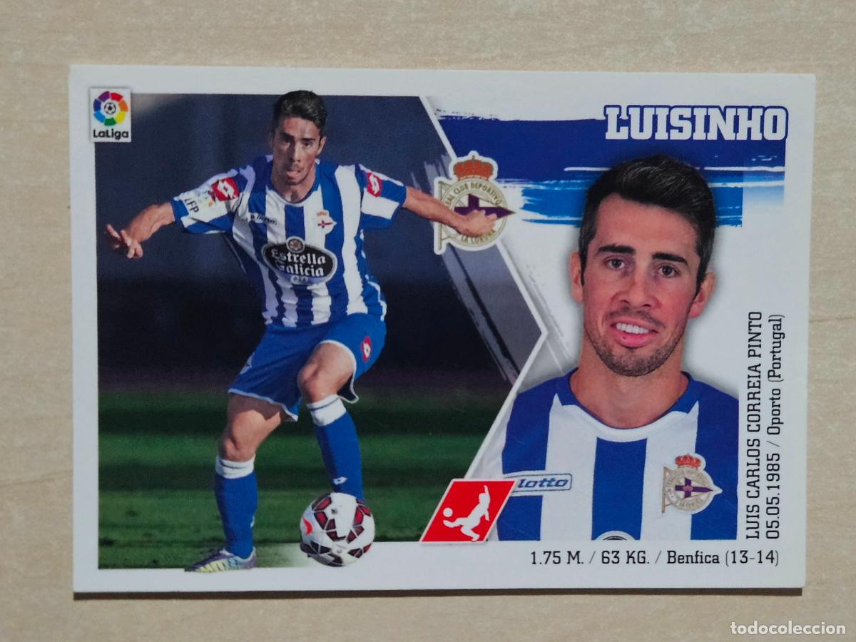 Figurine di Calcio: N&ordm; 10 LUISINHO - ESTE 2015 2016 - 15 16 - CROMO SIN PEGAR - DEPORTIVO DE LA CORU&Ntilde;A