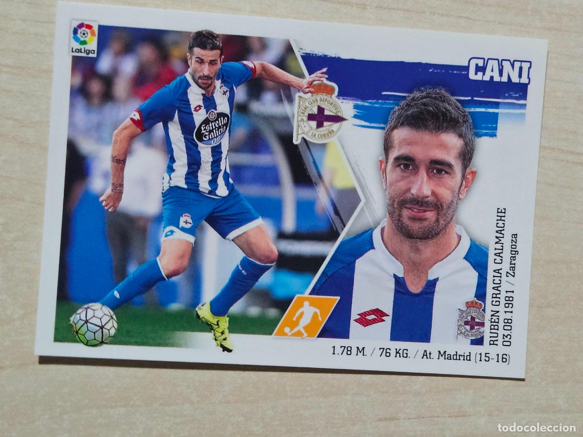 Fu&szlig;ball-Sticker: N&ordm; 17 CANI - ESTE 2015 2016 - 15 16 - CROMO SIN PEGAR - DEPORTIVO DE LA CORU&Ntilde;A