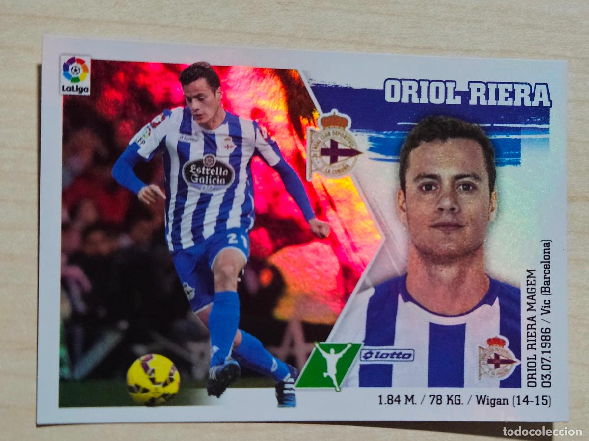 Fu&szlig;ball-Sticker: N&ordm; 20 ORIOL RIERA - ESTE 2015 2016 - 15 16 - CROMO SIN PEGAR - DEPORTIVO DE LA CORU&Ntilde;A