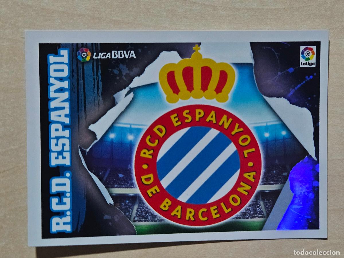 Figurine di Calcio: N&ordm; 1 ESCUDO - ESTE 2015 2016 - 15 16 - CROMO SIN PEGAR - ESPANYOL