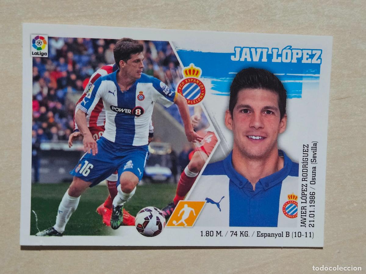 Figurine di Calcio: N&ordm; 10 JAVI LOPEZ - ESTE 2015 2016 - 15 16 - CROMO SIN PEGAR - ESPANYOL