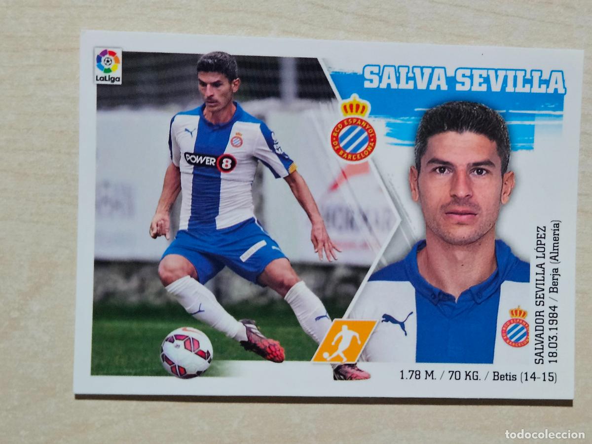 Figurine di Calcio: N&ordm; 14 SALVA SEVILLA - ESTE 2015 2016 - 15 16 - CROMO SIN PEGAR - ESPANYOL