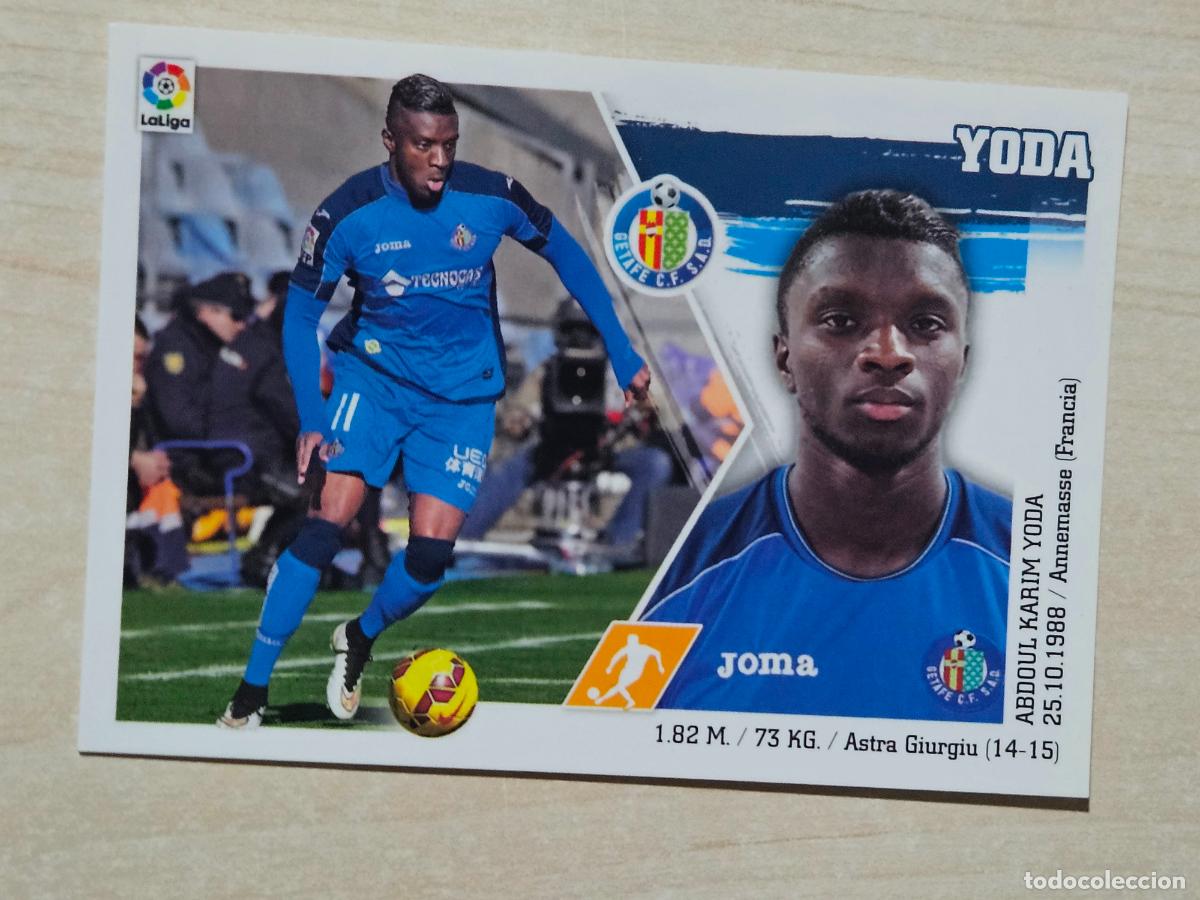 Cromos de F&uacute;tbol: N&ordm; 16 YODA - ESTE 2015 2016 - 15 16 - CROMO SIN PEGAR - GETAFE