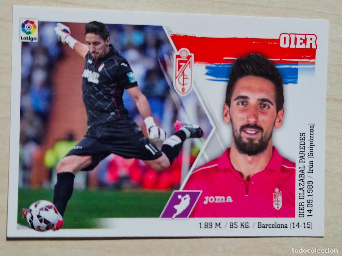 Cromos de Futebol: N&ordm; 4 OIER - ESTE 2015 2016 - 15 16 - CROMO SIN PEGAR - GRANADA