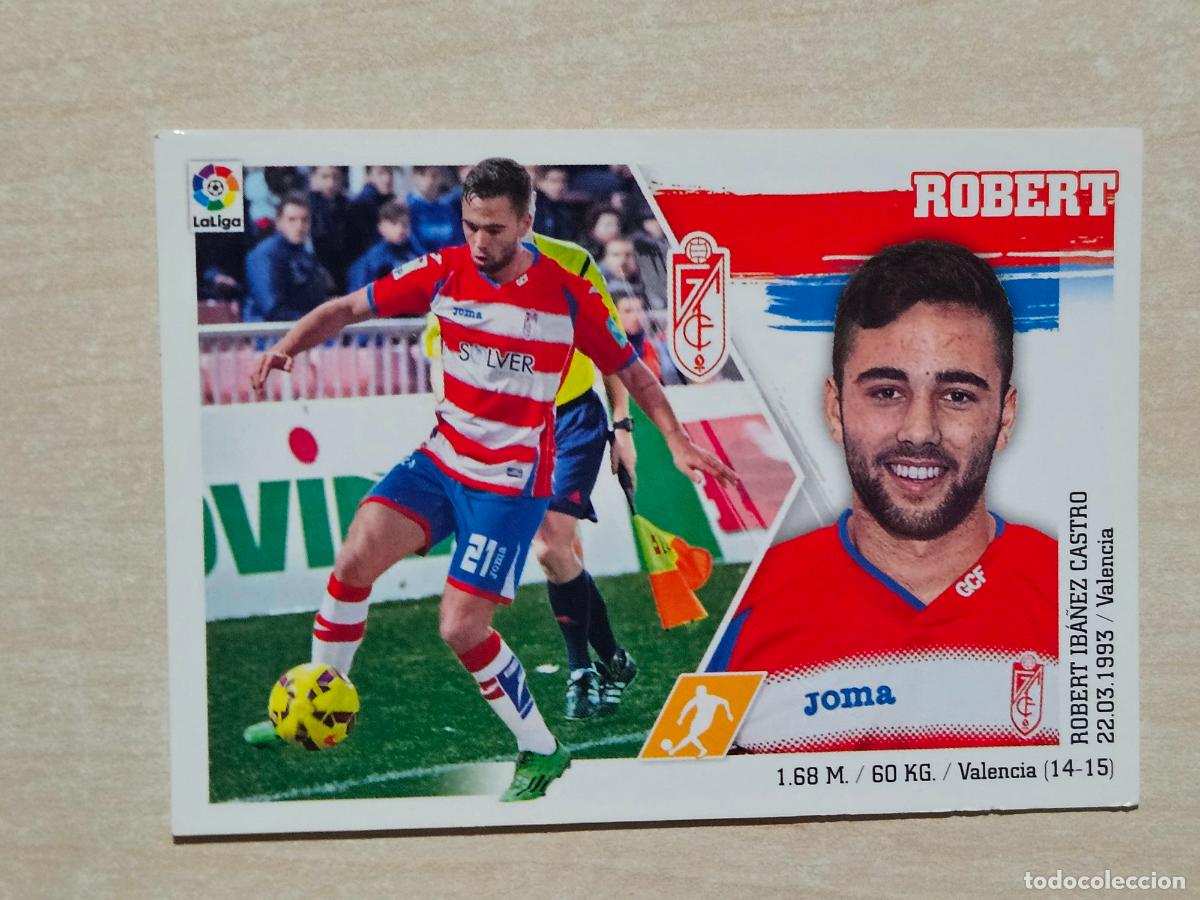 Fu&szlig;ball-Sticker: N&ordm; 15 ROBERT - ESTE 2015 2016 - 15 16 - CROMO SIN PEGAR - GRANADA
