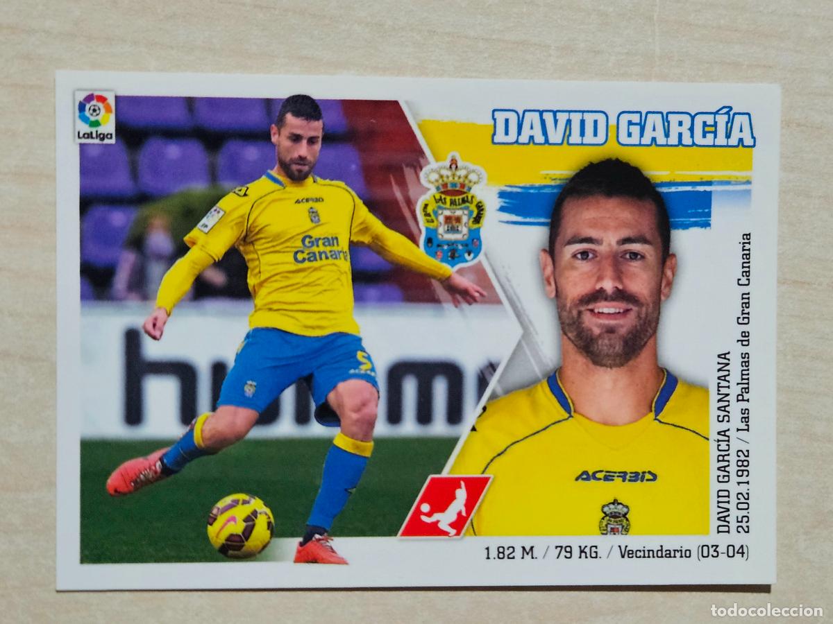 Cartes &agrave; collectionner de Football: N&ordm; 7 DAVID GARCIA - ESTE 2015 2016 - 15 16 - CROMO SIN PEGAR - LAS PALMAS