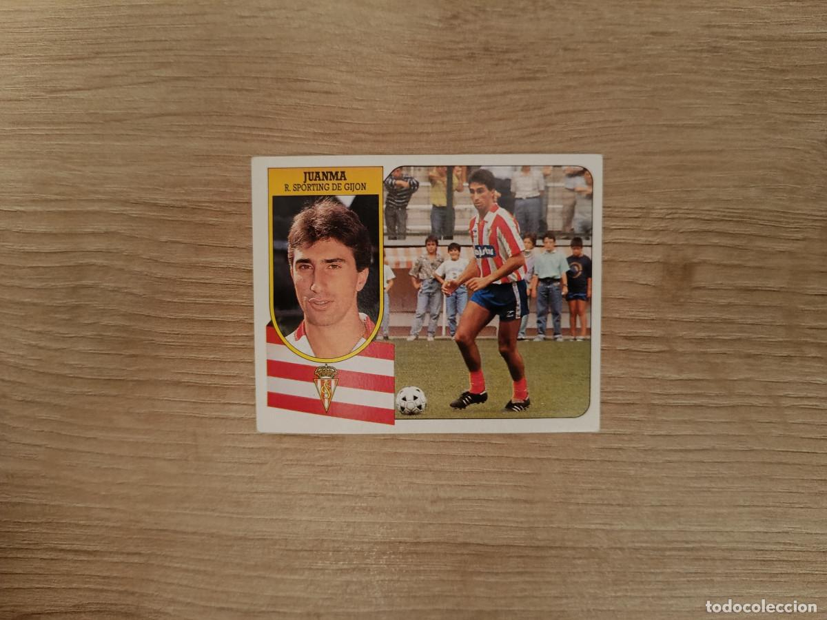 Cromos de F&uacute;tbol: CROMO DE F&Uacute;TBOL LIGA ESTE JUANMA SPORTING GIJON SIN PEGAR NUNCA PEGADO 91 92 1991 1992