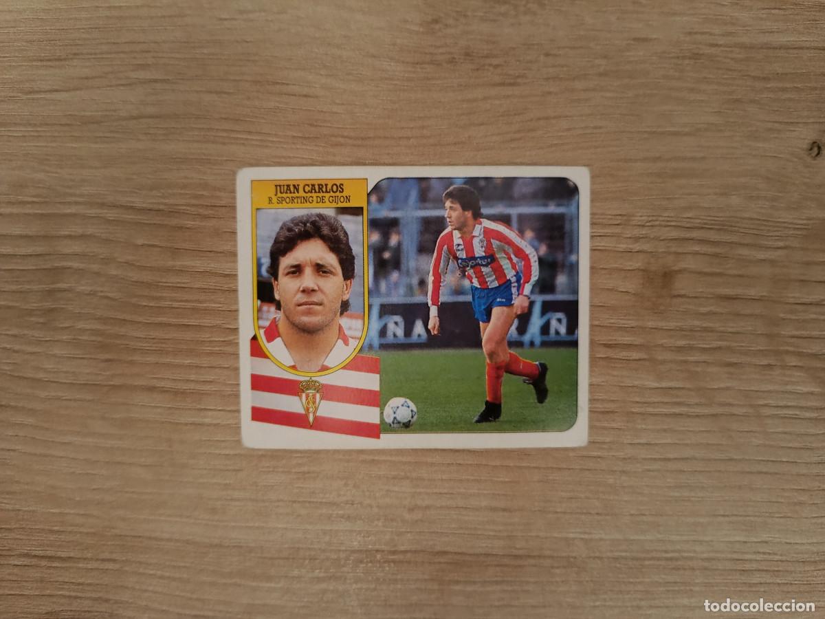 Cromos de F&uacute;tbol: CROMO DE F&Uacute;TBOL LIGA ESTE JUAN CARLOS SPORTING GIJON SIN PEGAR NUNCA PEGADO 91 92 1991 1992