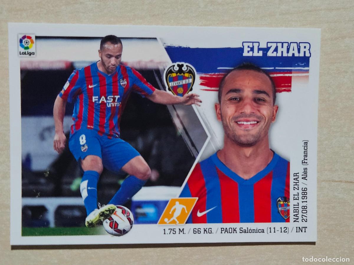 Fu&szlig;ball-Sticker: N&ordm; 16 EL ZHAR - ESTE 2015 2016 - 15 16 - CROMO SIN PEGAR - LEVANTE