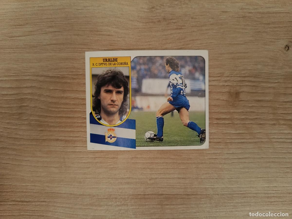 Cromos de F&uacute;tbol: CROMO DE F&Uacute;TBOL LIGA ESTE URALDE DEPORTIVO SIN PEGAR NUNCA PEGADO 91 92 1991 1992