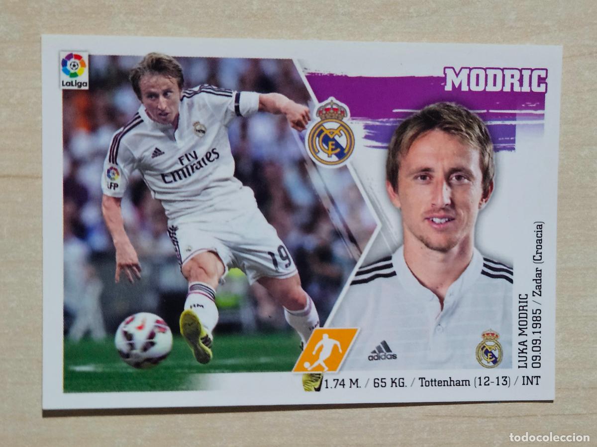 Cromos de F&uacute;tbol: N&ordm; 14 MODRIC - ESTE 2015 2016 - 15 16 - CROMO SIN PEGAR - REAL MADRID