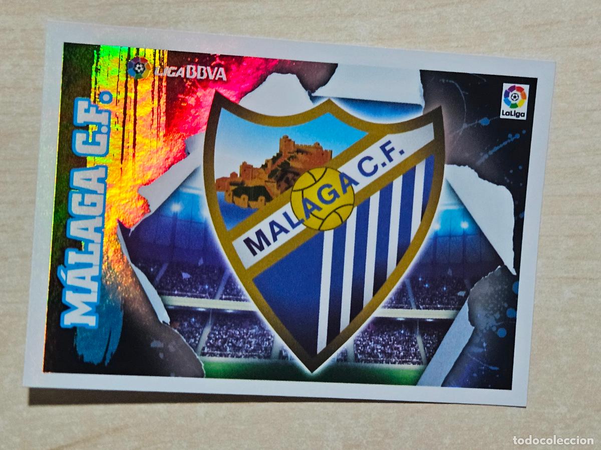 Football Stickers: N&ordm; 1 ESCUDO - ESTE 2015 2016 - 15 16 - CROMO SIN PEGAR - MALAGA