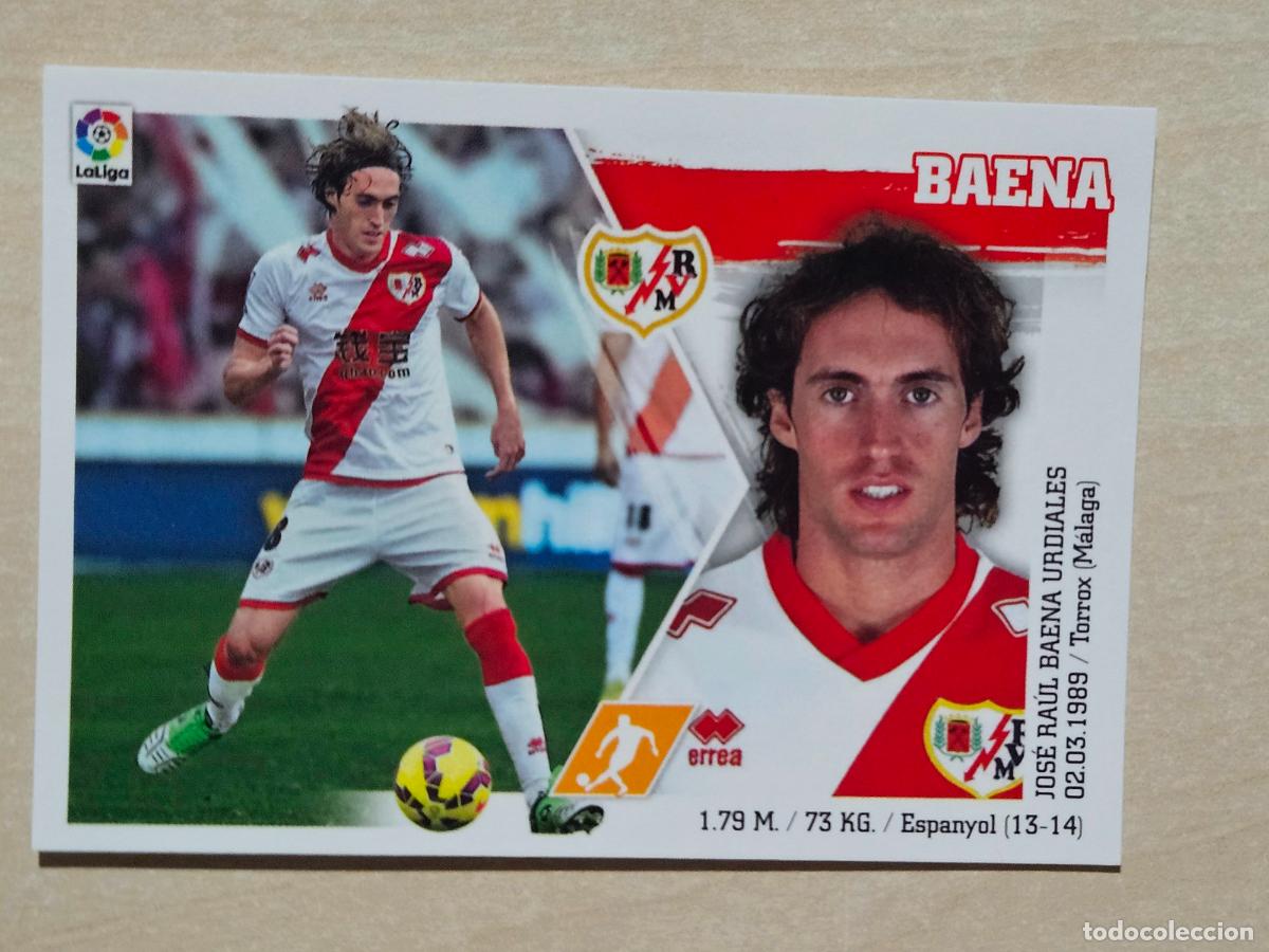 Fu&szlig;ball-Sticker: N&ordm; 12 BAENA - ESTE 2015 2016 - 15 16 - CROMO SIN PEGAR - RAYO VALLECANO
