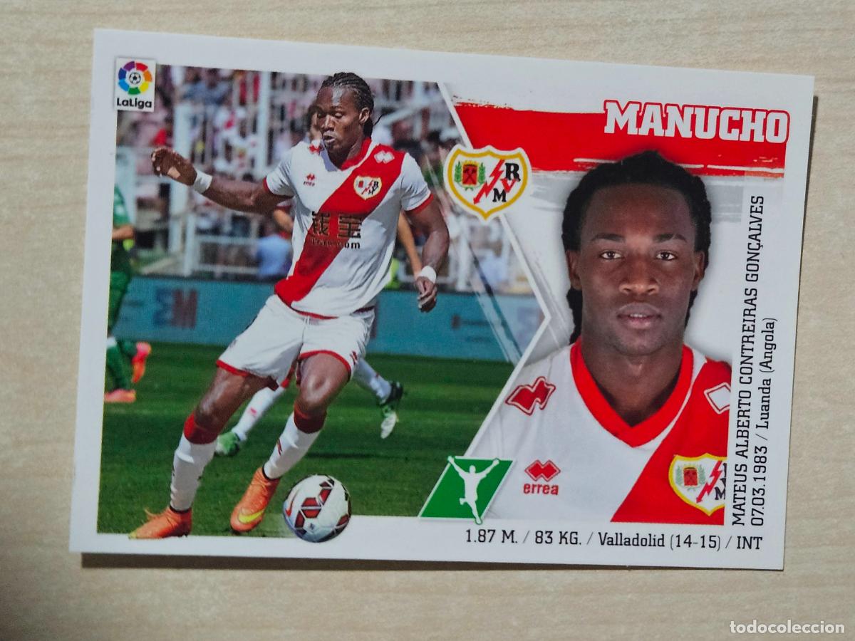 Cromos de Futebol: N&ordm; 20 MANUCHO - ESTE 2015 2016 - 15 16 - CROMO SIN PEGAR - RAYO VALLECANO