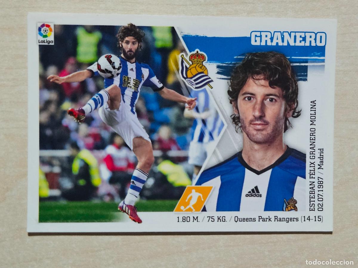 Fu&szlig;ball-Sticker: N&ordm; 13 GRANERO - ESTE 2015 2016 - 15 16 - CROMO SIN PEGAR - REAL SOCIEDAD