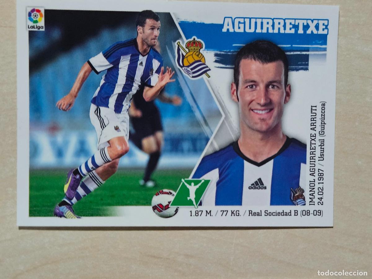 Football Stickers: N&ordm; 20 AGUIRRETXE - ESTE 2015 2016 - 15 16 - CROMO SIN PEGAR - REAL SOCIEDAD