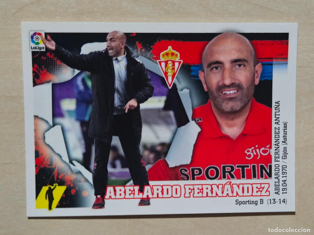 Cromos de F&uacute;tbol: N&ordm; 2 ABELARDO FERNANDEZ - ESTE 2015 2016 - 15 16 - CROMO SIN PEGAR - SPORTING DE GIJON
