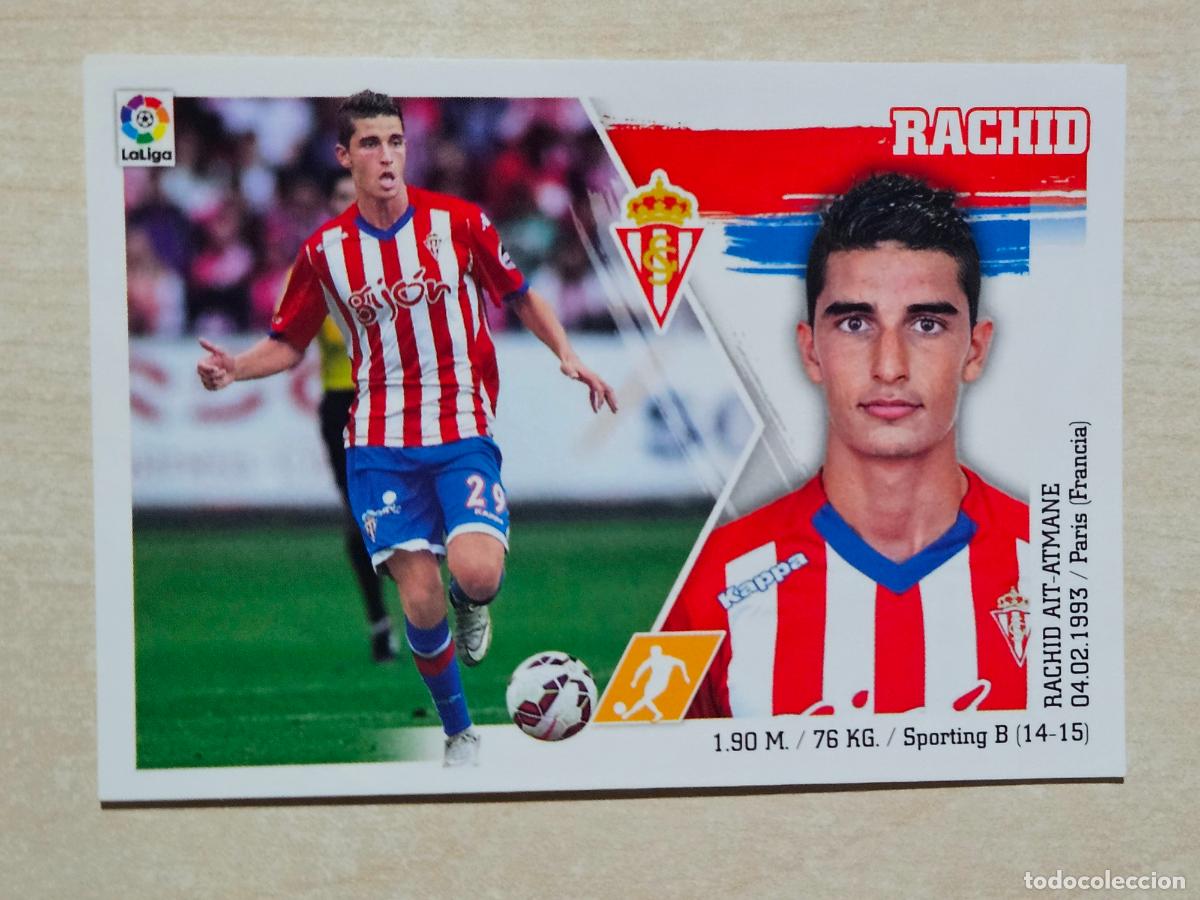 Fu&szlig;ball-Sticker: N&ordm; 12 RACHID - ESTE 2015 2016 - 15 16 - CROMO SIN PEGAR - SPORTING DE GIJON