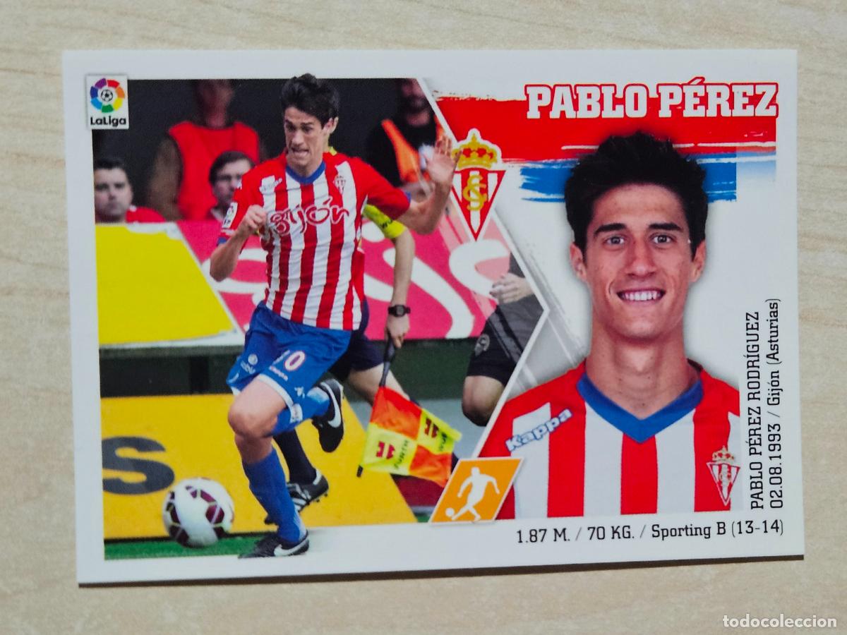 Cromos de F&uacute;tbol: N&ordm; 15 PABLO PEREZ - ESTE 2015 2016 - 15 16 - CROMO SIN PEGAR - SPORTING DE GIJON