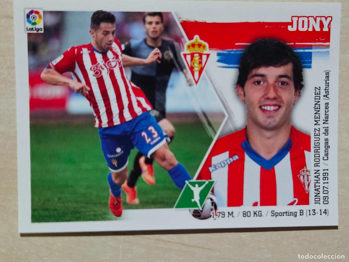 Cromos de F&uacute;tbol: N&ordm; 19 JONY - ESTE 2015 2016 - 15 16 - CROMO SIN PEGAR - SPORTING DE GIJON