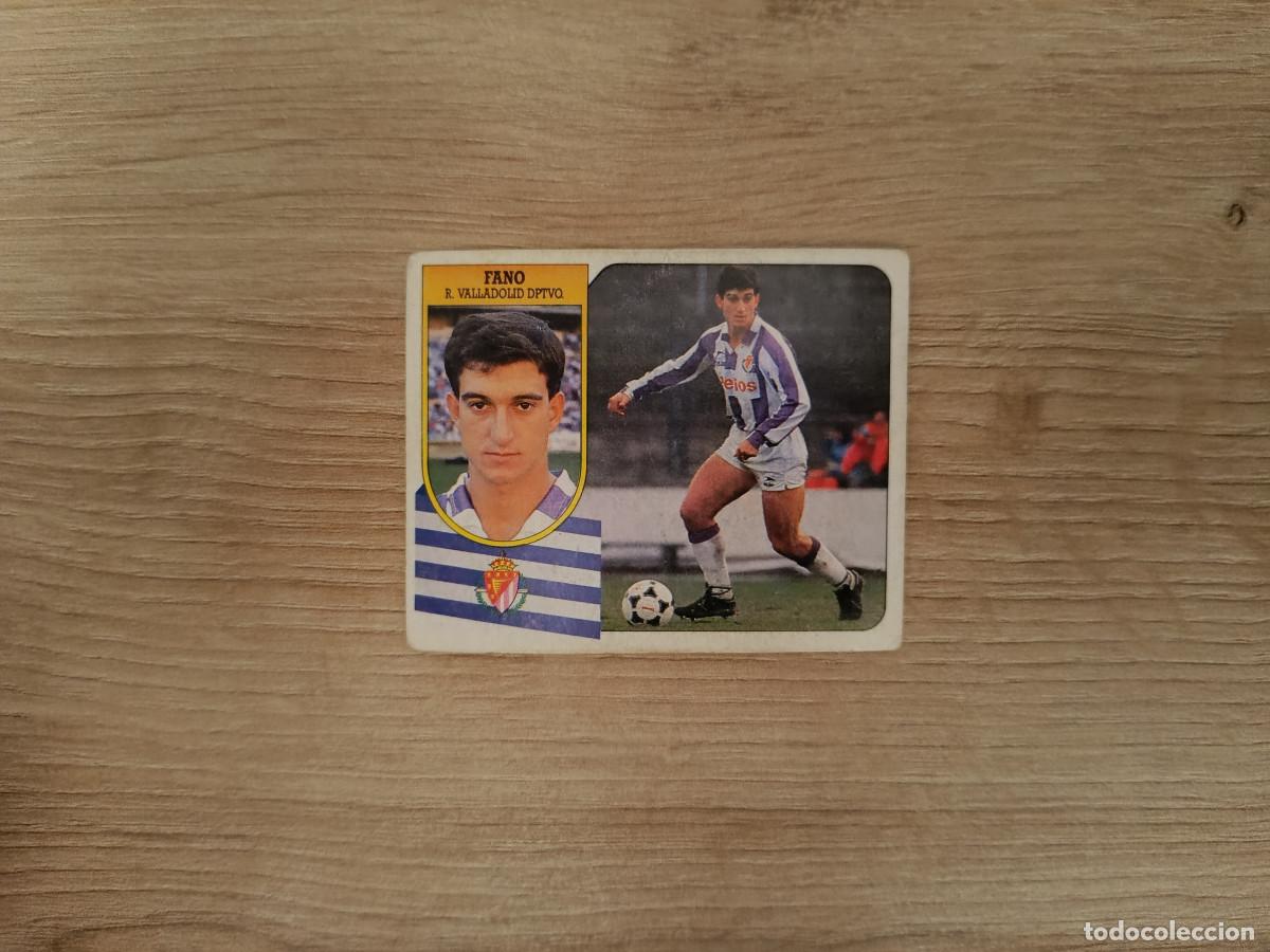 Cromos de f&uacute;tbol: CROMO DE F&Uacute;TBOL LIGA ESTE FANO VALLADOLID SIN PEGAR NUNCA PEGADO 91 92 1991 1992