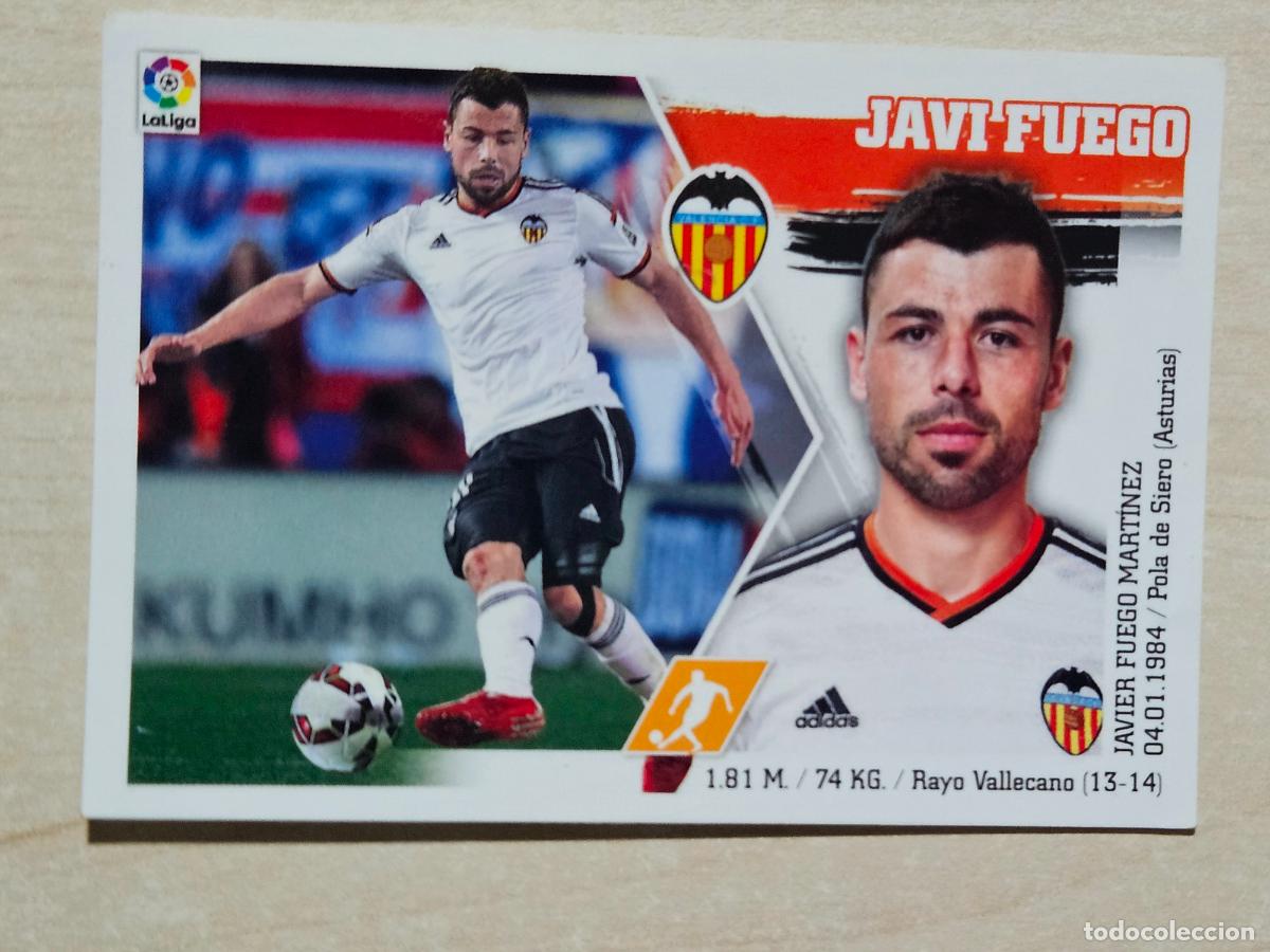 Football Stickers: N&ordm; 11 JAVI FUEGO - ESTE 2015 2016 - 15 16 - CROMO SIN PEGAR - VALENCIA