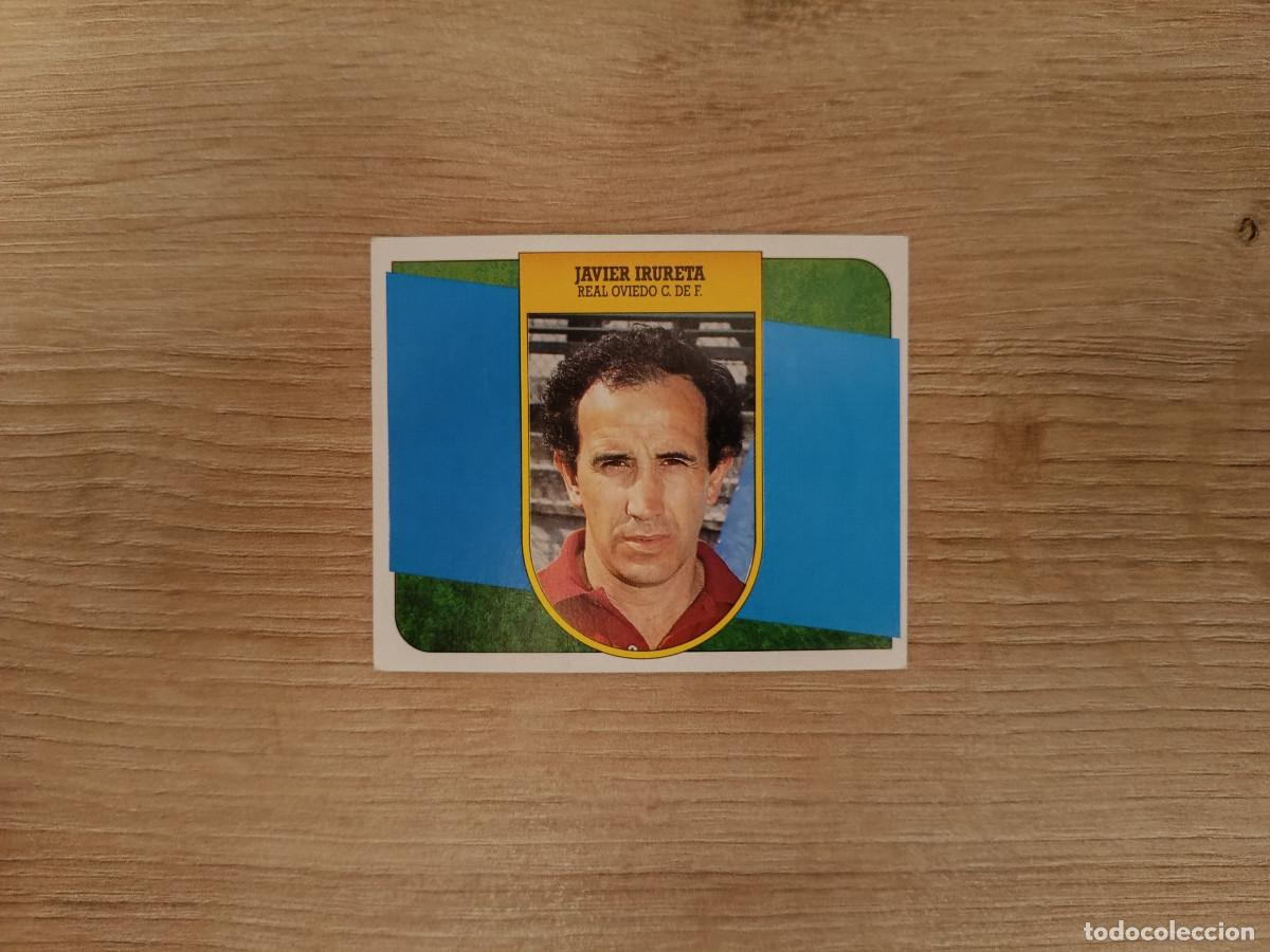 Fu&szlig;ball-Sticker: CROMO DE F&Uacute;TBOL LIGA ESTE JAVIER IRURETA OVIEDO SIN PEGAR NUNCA PEGADO 91 92 1991 1992