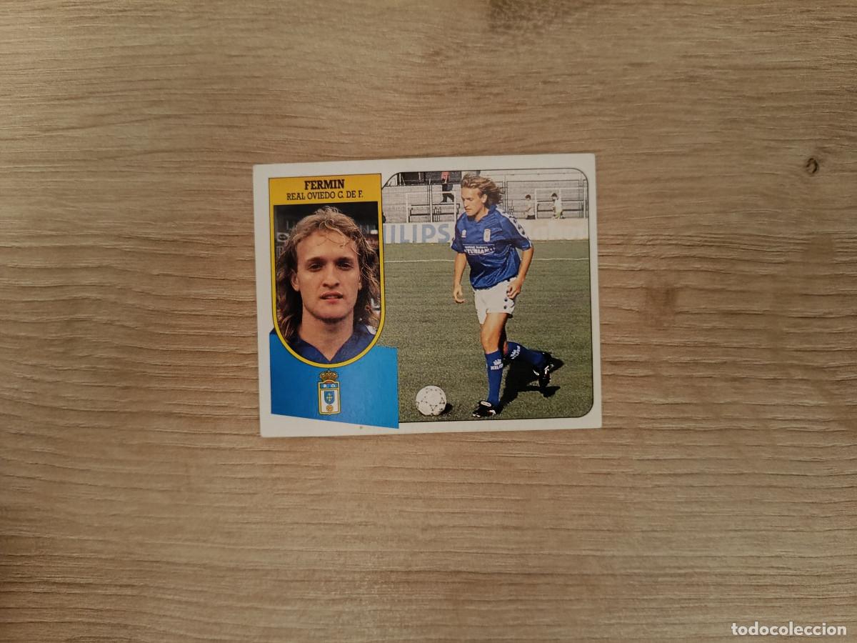 Football Stickers: CROMO DE F&Uacute;TBOL LIGA ESTE FERMIN OVIEDO SIN PEGAR NUNCA PEGADO 91 92 1991 1992