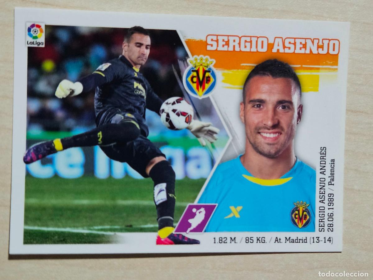 Football Stickers: N&ordm; 3 SERGIO ASENJO - ESTE 2015 2016 - 15 16 - CROMO SIN PEGAR - VILLARREAL