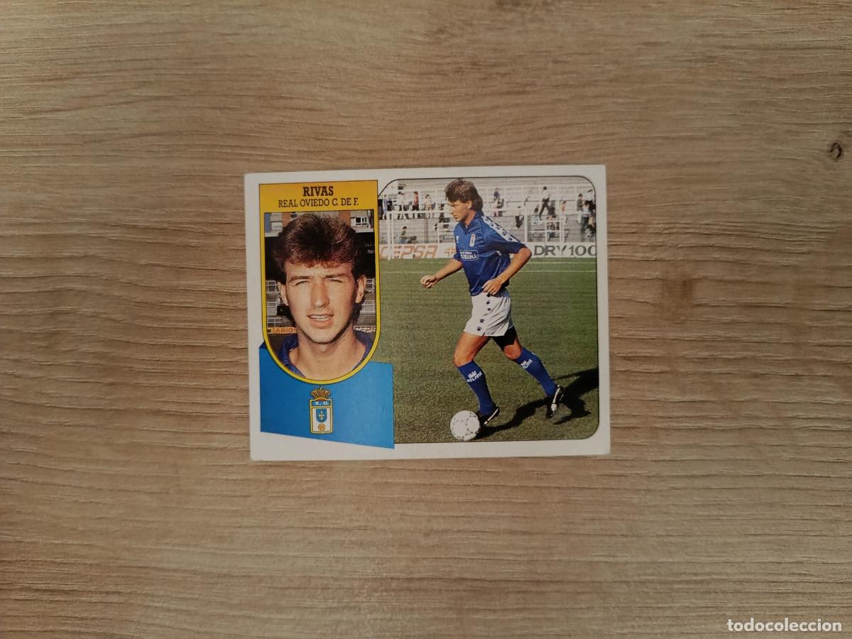 Cromos de F&uacute;tbol: CROMO DE F&Uacute;TBOL LIGA ESTE RIVAS OVIEDO SIN PEGAR NUNCA PEGADO 91 92 1991 1992