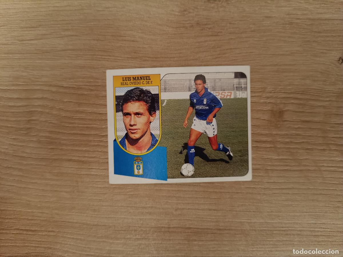 Fu&szlig;ball-Sticker: CROMO DE F&Uacute;TBOL LIGA ESTE LUIS MANUEL OVIEDO SIN PEGAR NUNCA PEGADO 91 92 1991 1992