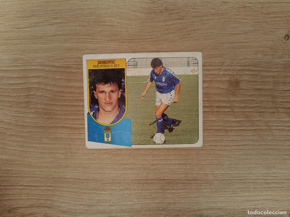 Fu&szlig;ball-Sticker: CROMO DE F&Uacute;TBOL LIGA ESTE JANKOVIC OVIEDO SIN PEGAR NUNCA PEGADO 91 92 1991 1992